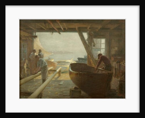 The Boat Builders by Edward Henry Potthast