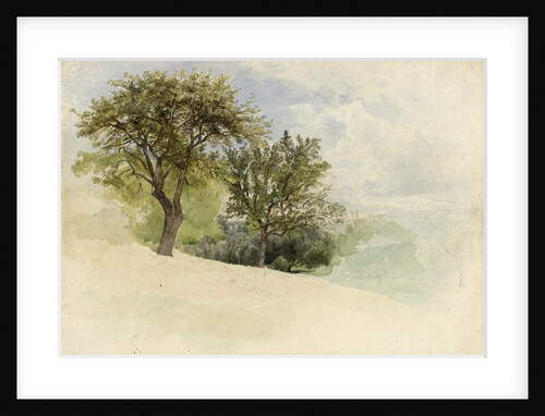 Landscape with Trees on a Hillside, 1880-85 by William Trost Richards