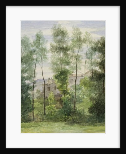 Landscape with buildings by George Henry Hall