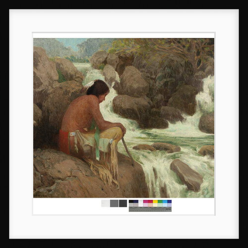 Hondo Falls, 1907 by Eanger Irving Couse