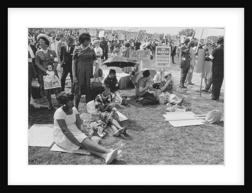 The March on Washington: At Washington Monument Grounds, 28th August 1963 by Nat Herz