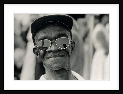 The March on Washington: A Smiling Man at Washington Monument Grounds, 28th August 1963 by Nat Herz