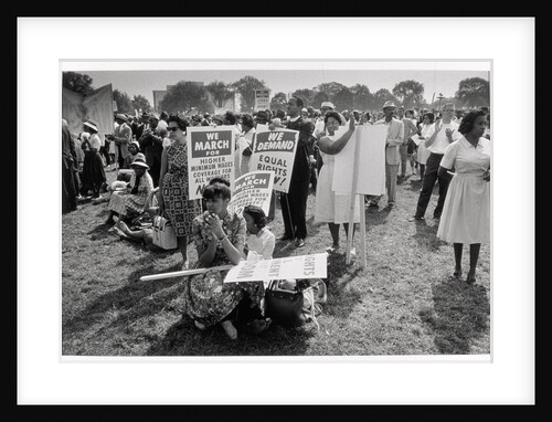 The March on Washington: At Washington Monument Grounds, 28th August 1963 by Nat Herz