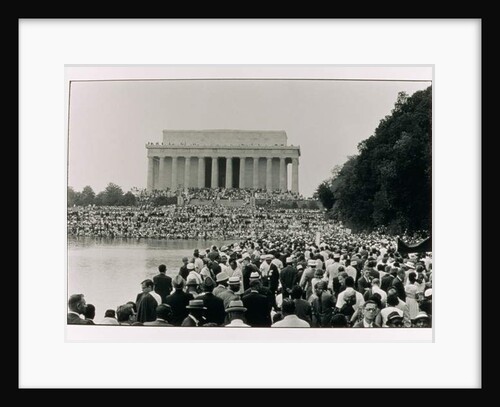The March on Washington: A View from the Reflecting Pool, 28th August 1963 by Nat Herz
