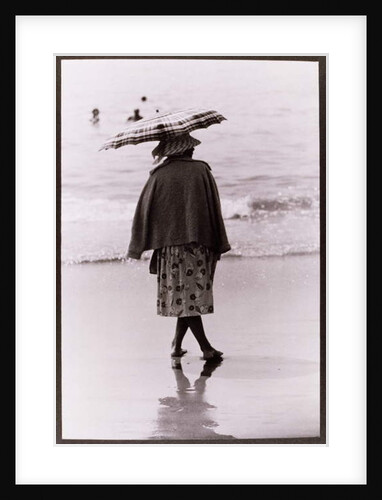 Woman with Sun Umbrella, Untitled 11, c.1953-64 by Nat Herz