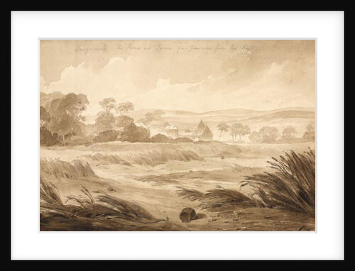 No 1 Hougomont The House and farme du - Gourman from the Right, 1815 by Denis Dighton