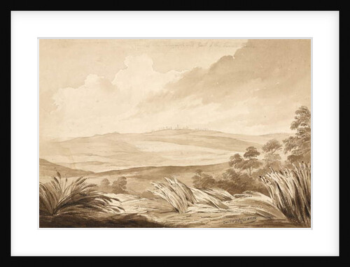 No 3 View of the Telegraph and part of the French Position, 1815 by Denis Dighton