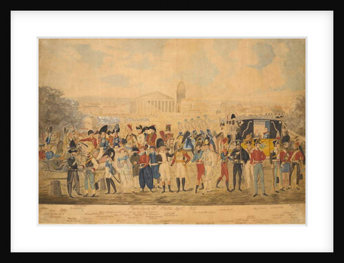 Place Louis XV, Paris, September 1815 by William Loftie