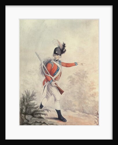 Light Infantryman by Henry William (after) Bunbury