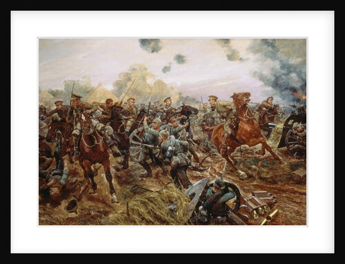 The First VC of the European War, 1914 by Richard Caton II Woodville