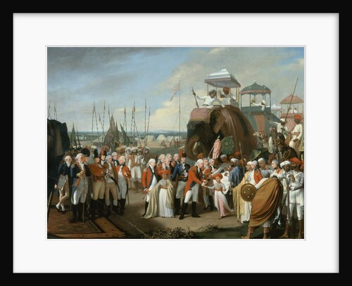 The Reception of the Mysorean Hostage Princes by Lieutenant General Lord Cornwallis c.1793 by Robert Home