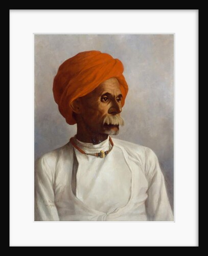 Gunga, a chaprassee of Captain S.G. Burrard's No.22 Astronomical Survey Party, 1894 by Gertrude Ellen Burrard