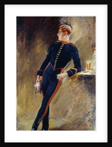 A Trooper of the Royal Horse Guards in stable dress, 1915 by English School
