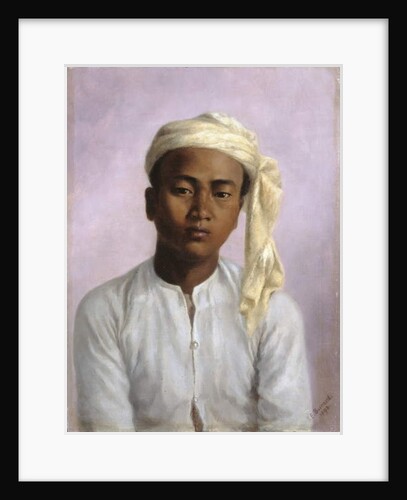 Maung Pe, a chaprassee in the Triangulation Survey Party, 1892 by Gertrude Ellen Burrard