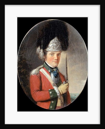 An Officer of the Grenadier Company, 63rd Regiment of Foot, c.1775 by English School