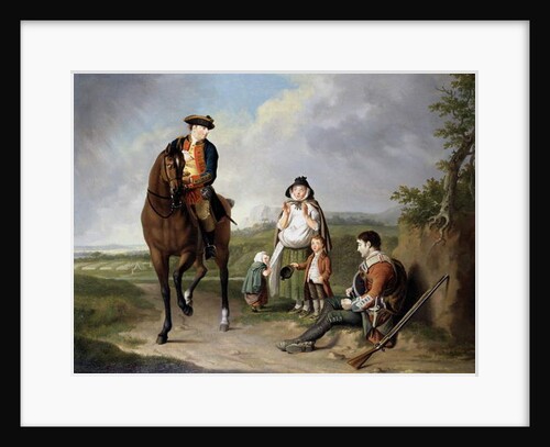 Marquess of Granby relieving a sick soldier, c.1765 by Edward Penny