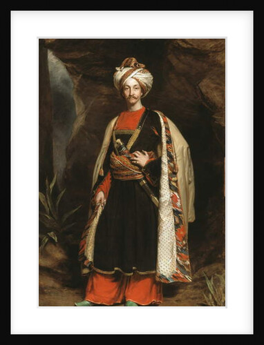 Captain Colin Mackenzie in his Afghan dress, c.1842 by James Sant