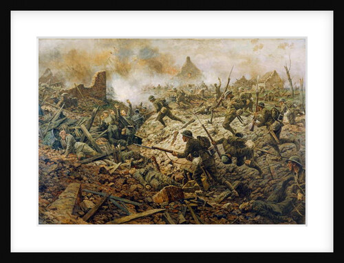 The Territorials at Pozieres on 23rd July 1916, 1917 by William Barnes Wollen