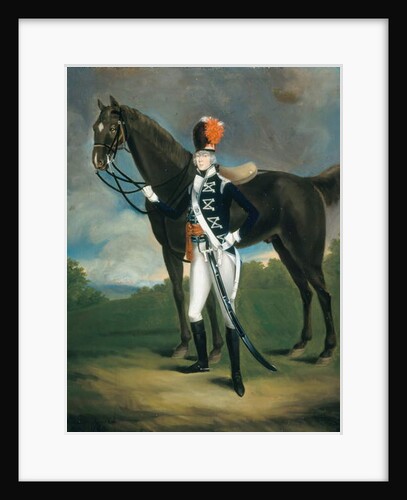 Unidentified officer of the 7th Regiment of Light Dragoons, 1793 by Richard Arnold