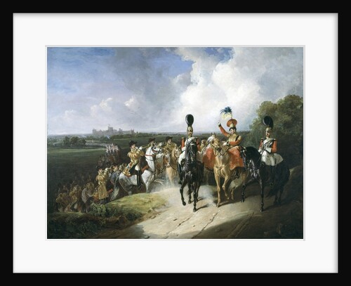 Band of the second regiment of Life Guards leaving Windsor, 1830 by John Frederick Tayler