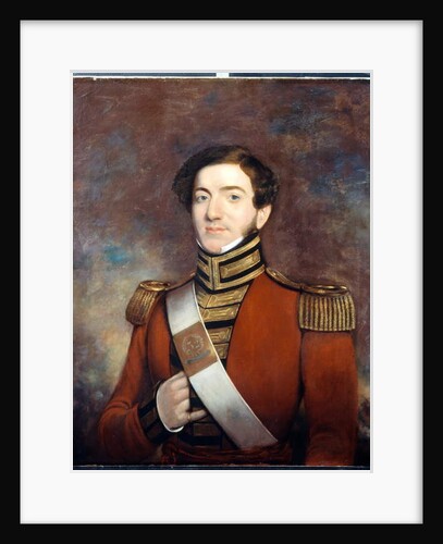 Unidentified Officer, 32nd Regiment Native Infantry, c.1828 by English School