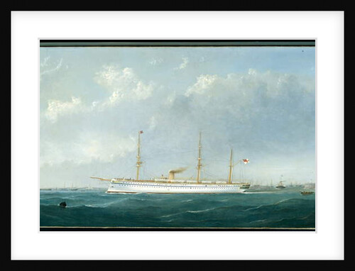 The Troopship 'Euphrates' leaving harbour, c.1870 by George Mears