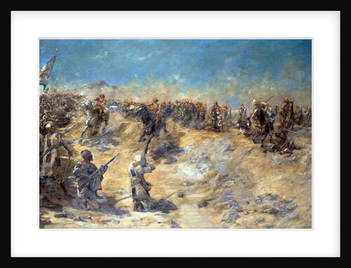 Charge of the 21st Lancers at the Battle of Omdurman on 2nd September 1898, 1899 by Edward Matthew Hale