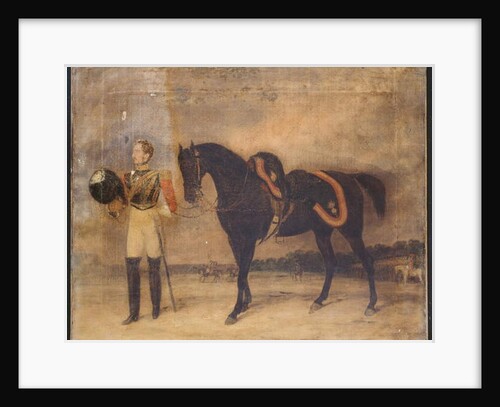 An unidentified officer, 2nd Regiment of Life Guards, c.1832 by English School