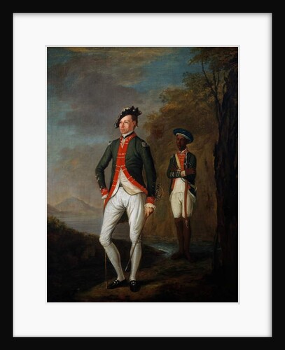 A British Officer of a Madras Sepoy Battalion Attended by a Sepoy Servant, c.1769 by Carl C.A. von Imhoff