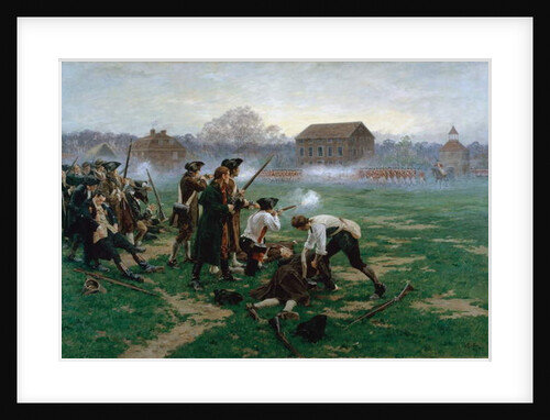 The Battle of Lexington, 19th April 1775, 1910 by William Barnes Wollen