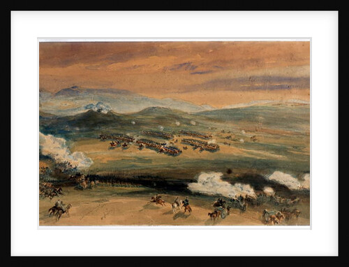 The Charge of the Light Brigade at the Battle of Balaklava, 1854 by William 'Crimea' Simpson
