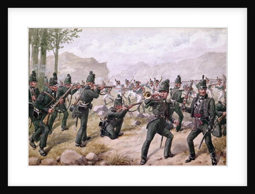 Battle of the Pyrenees, 1813, 1900 by Richard Simkin