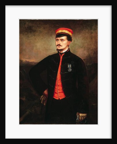 Lieutenant Thomas Murphy in the undress uniform of the Turkish Contingent, Crimea, 1857 by English School