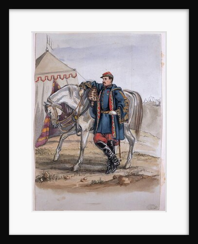 Portrait of General Clers, former commander of the Zouaves by George Cadogan