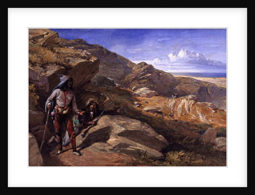 Two Bandits in the Hills, 1857 by William 'Crimea' Simpson