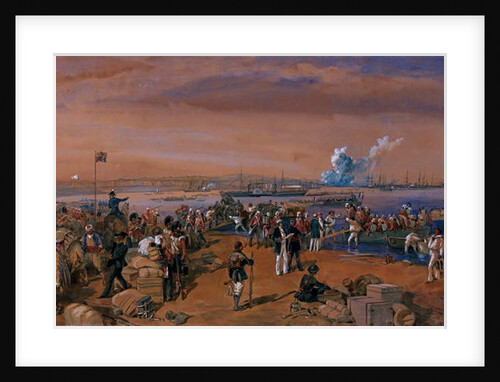 Disembarkation - Kerch, 24 May 1855 by William 'Crimea' Simpson