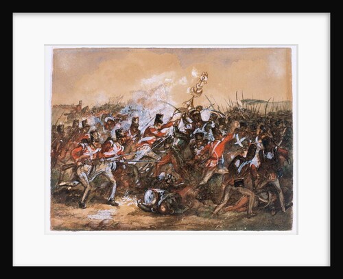 Battle of Salamanca, 1812 by English School