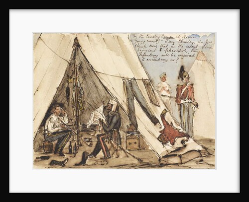 In the Cavalry Camp at Devna by William Thomas Markham