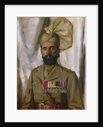 Subadar Khudadad Khan VC, 10th Baluch Regiment, c.1914-35 by Charles Bevan