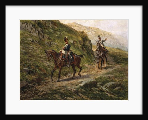 A Glimpse of the Enemy, c.1910 by William Barnes Wollen