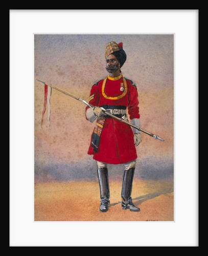 Governor's Bodyguard, Madras, Madrasi Musalman by Alfred Crowdy Lovett