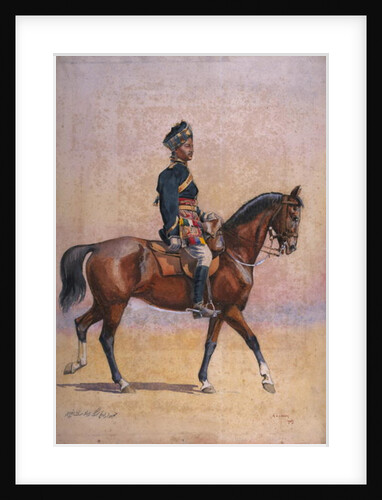 Soldier of the 12th Cavalry, Jemadar, Dogra by Alfred Crowdy Lovett