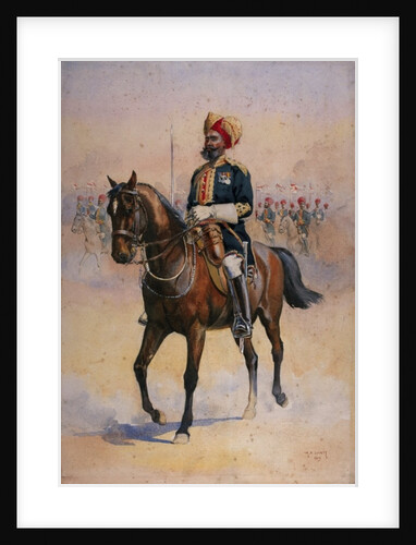 Soldier of the 14th Murray's Jat Lancers, Risaldar-Major by Alfred Crowdy Lovett