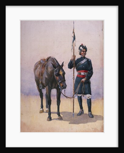Soldier of the 19th Lancers Punjabi Musalman by Alfred Crowdy Lovett