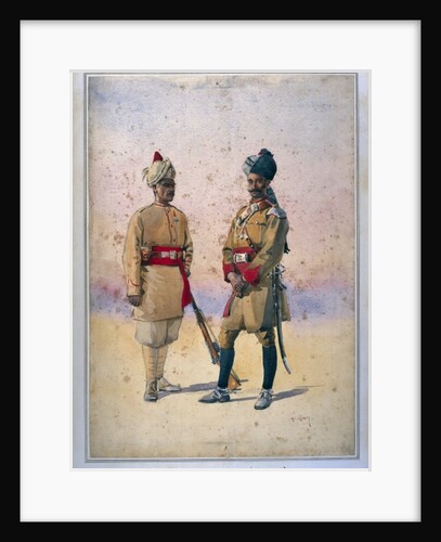 Soldiers of the Queen's Own Corps of Guides Infantry, Tanaoli by Alfred Crowdy Lovett