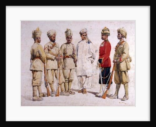 Soldiers of the 19th Punjabis Afridi of Tirah by Alfred Crowdy Lovett