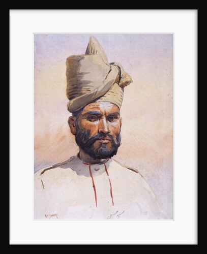 Soldier of the 26th Punjabis Malikdin Khel by Alfred Crowdy Lovett