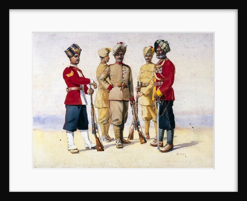 Soldiers of Various Regiments by Alfred Crowdy Lovett