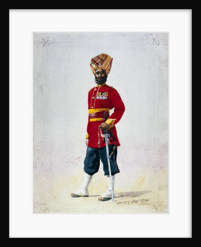 Soldier of the 35th Sikhs, Subadar by Alfred Crowdy Lovett