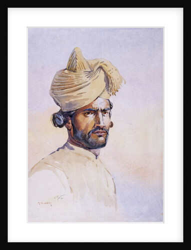 Soldier of the 82nd Punjabis, Awan by Alfred Crowdy Lovett
